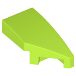 Wedge 2 x 1 x 2/3 Right - Lime