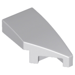 Wedge 2 x 1 x 2/3 Right - Light Bluish Gray