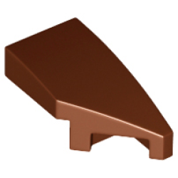 Wedge 2 x 1 x 2/3 Right - Reddish Brown