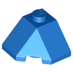 Wedge 2 x 2 (Slope 45 Corner) - Blue
