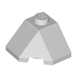 Wedge 2 x 2 (Slope 45 Corner) - Light Bluish Gray