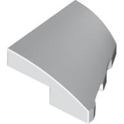 Wedge 2 x 2 x 2/3 Left - White