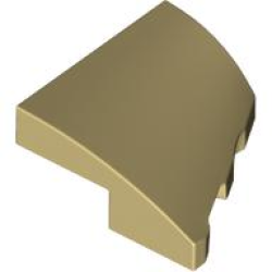 Wedge 2 x 2 x 2/3 Left - Tan