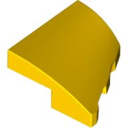 Wedge 2 x 2 x 2/3 Left - Yellow