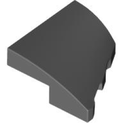 Wedge 2 x 2 x 2/3 Left - Dark Bluish Gray