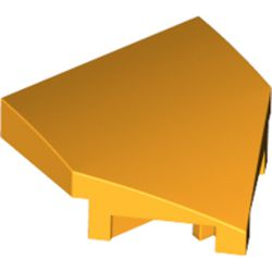 Wedge 2 x 2 x 2/3 Pointed - Bright Light Orange