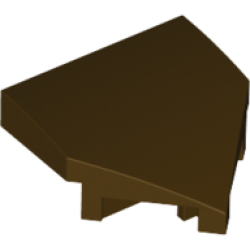 Wedge 2 x 2 x 2/3 Pointed - Dark Brown