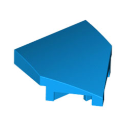 Wedge 2 x 2 x 2/3 Pointed - Dark Azure