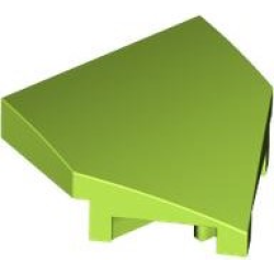 Wedge 2 x 2 x 2/3 Pointed - Lime