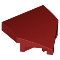 Wedge 2 x 2 x 2/3 Pointed - Dark Red