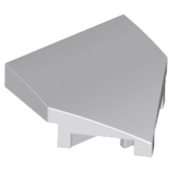 Wedge 2 x 2 x 2/3 Pointed - Light Bluish Gray