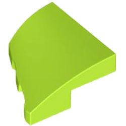 Wedge 2 x 2 x 2/3 Right - Lime