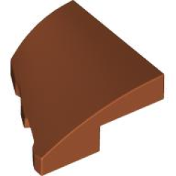 Wedge 2 x 2 x 2/3 Right - Dark Orange