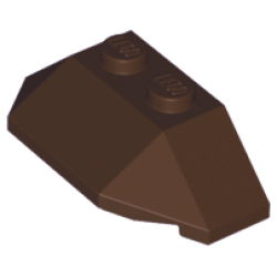 Wedge 2 x 4 Triple - Dark Brown