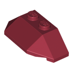 Wedge 2 x 4 Triple - Dark Red