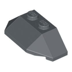 Wedge 2 x 4 Triple - Dark Bluish Gray