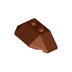 Wedge 2 x 4 Triple - Reddish Brown
