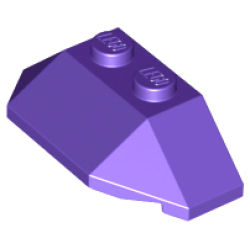 Wedge 2 x 4 Triple - Dark Purple