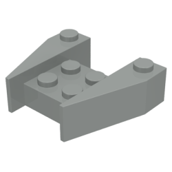 Wedge 3 1/2 x 4 without Stud Notches - Light Gray