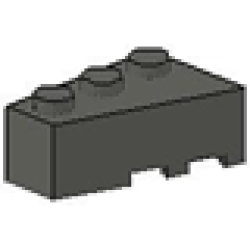 Wedge 3 x 2 Left - Dark Gray