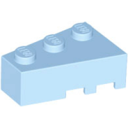Wedge 3 x 2 Left - Bright Light Blue