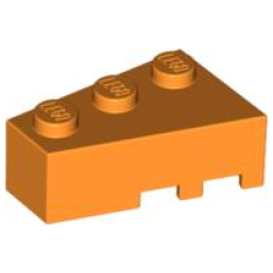 Wedge 3 x 2 Left - Orange