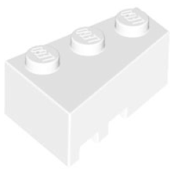 Wedge 3 x 2 Right - White