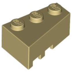 Wedge 3 x 2 Right - Tan