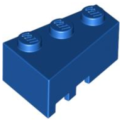 Wedge 3 x 2 Right - Blue