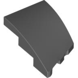Wedge 3 x 2 Left No Studs - Dark Bluish Gray