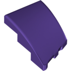 Wedge 3 x 2 Left No Studs - Dark Purple