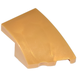 Wedge 3 x 2 Right No Studs - Pearl Gold