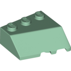 Wedge 3 x 3 Sloped Left - Sand Green