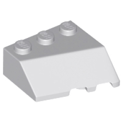 Wedge 3 x 3 Sloped Left - Light Bluish Gray