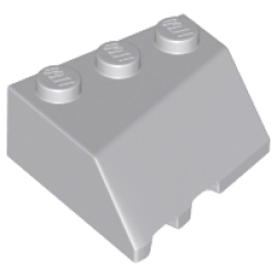 Wedge 3 x 3 Sloped Right - Light Bluish Gray