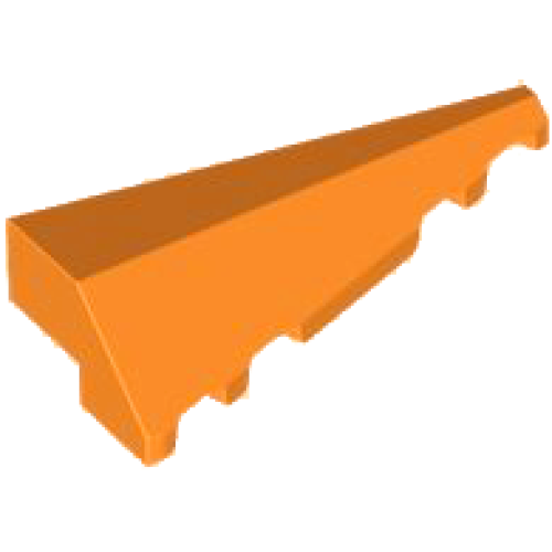 Деталь LEGO 3505 Wedge 5 x 2 Right - Orange