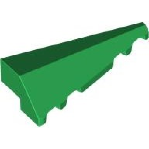 Деталь LEGO 3505 Wedge 5 x 2 Right - Green