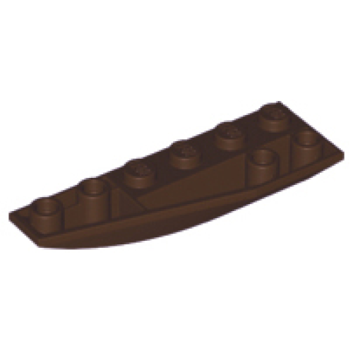 Деталь LEGO 41765 Wedge 6 x 2 Inverted Left - Dark Brown