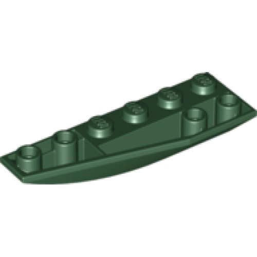 Деталь LEGO 41765 Wedge 6 x 2 Inverted Left - Dark Green