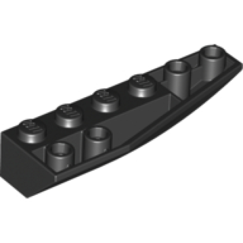 Деталь LEGO 41764 Wedge 6 x 2 Inverted Right - Black
