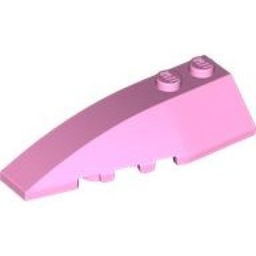 Деталь LEGO 41748 Wedge 6 x 2 Left - Bright Pink
