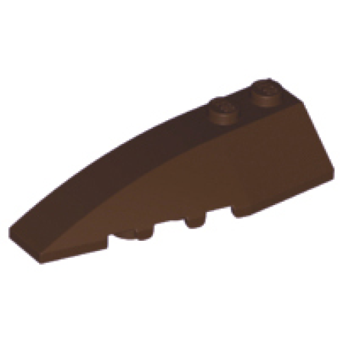 Деталь LEGO 41748 Wedge 6 x 2 Left - Dark Brown