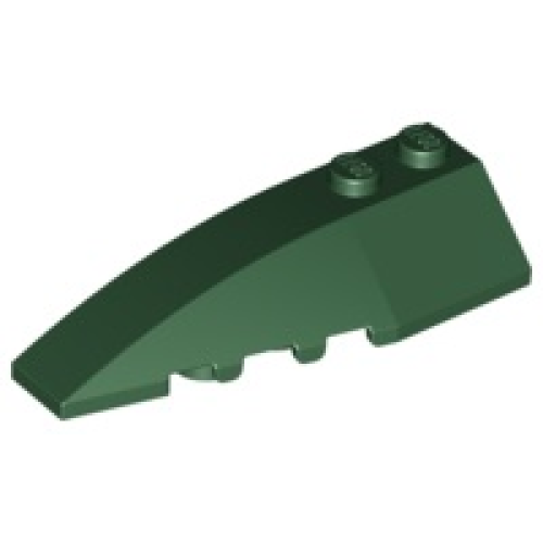 Деталь LEGO 41748 Wedge 6 x 2 Left - Dark Green