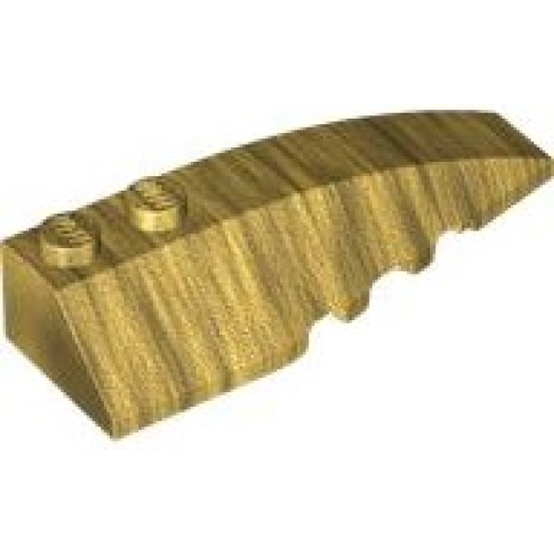 Деталь LEGO 41747 Wedge 6 x 2 Right - Pearl Gold