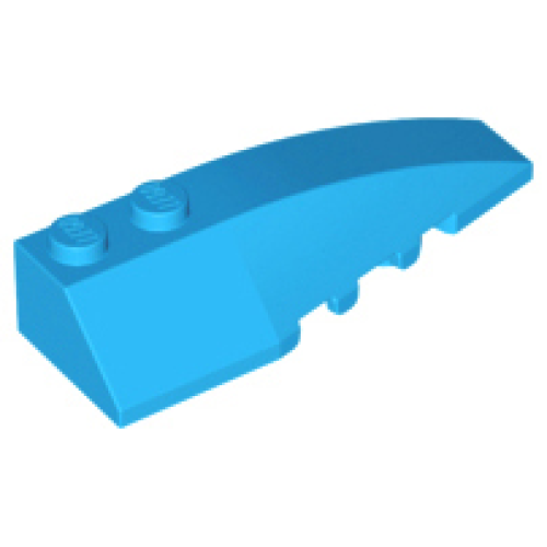 Деталь LEGO 41747 Wedge 6 x 2 Right - Dark Azure