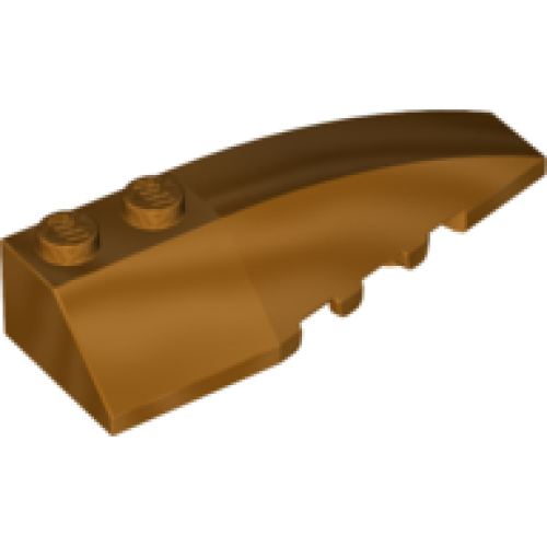 Деталь LEGO 41747 Wedge 6 x 2 Right - Metallic Gold