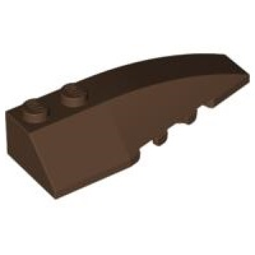 Деталь LEGO 41747 Wedge 6 x 2 Right - Brown