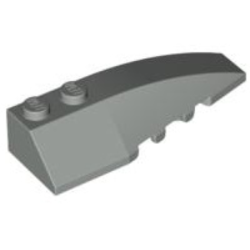 Деталь LEGO 41747 Wedge 6 x 2 Right - Light Gray