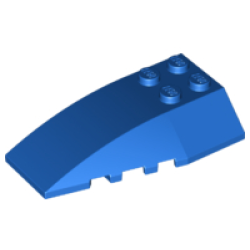 Wedge 6 x 4 Triple Curved - Blue