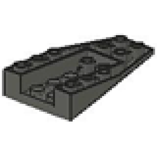 Деталь LEGO 4856 Wedge 6 x 4 Triple Inverted (Undetermined Type) - Dark Gray